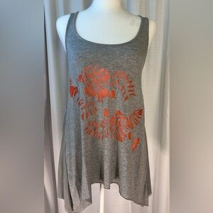 SUNDANCE Women’s Flowy Leaf Tank Top Small j19